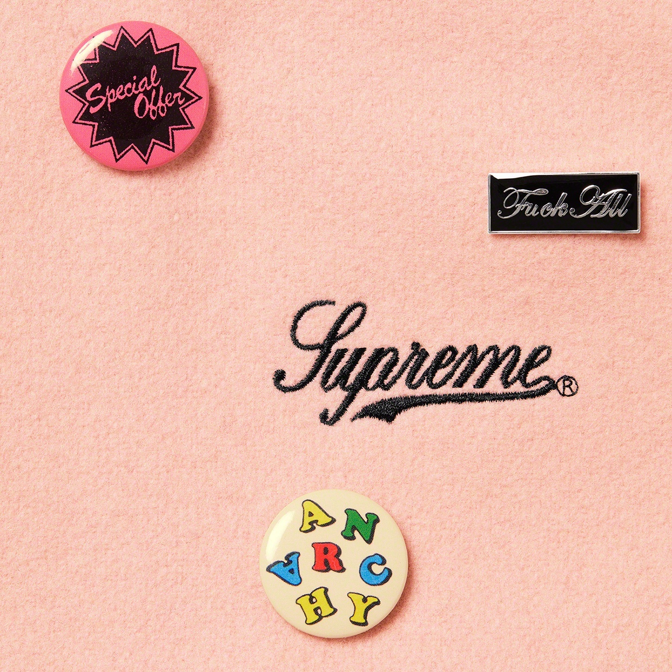 Jamie Reid/Supreme It's All Bollocks Varsity Jacket view 9